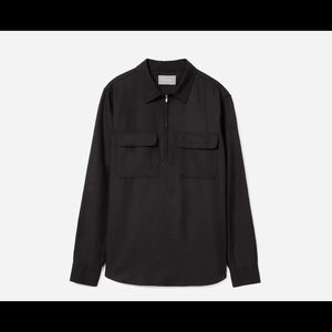 Everlane Quarter Zip Popover Shirt- NWT